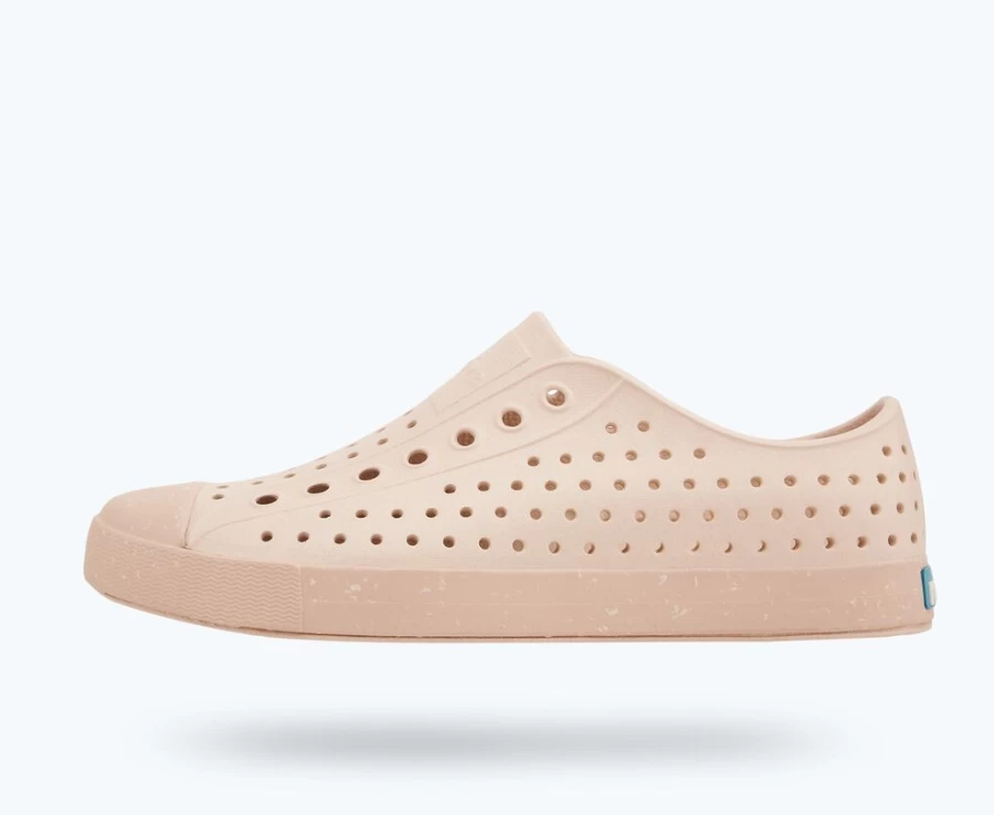 Native Shoes Jefferson Bloom Women's Sneakers in Bone White/Soy Beige/Shell Speckles