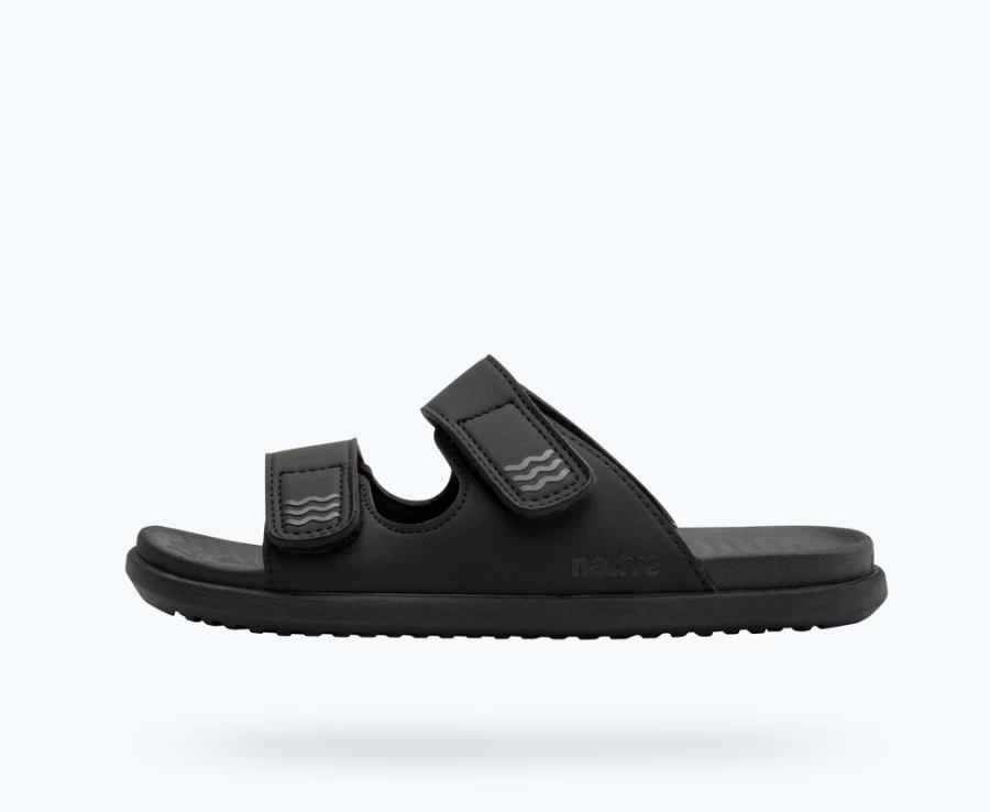 Native Shoes Frankie Sugarlite Junior Girls Sneakers in Jiffy Black