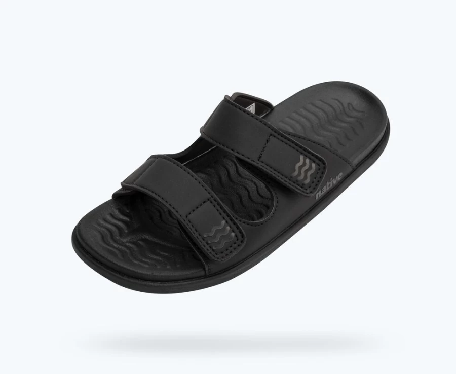 Native Shoes Frankie Sugarlite Junior Girls Sneakers in Jiffy Black