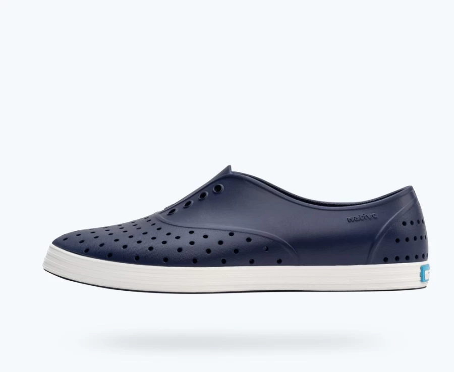 "Native Shoes Jericho Women's Regatta Blue/Shell White Sneakers"