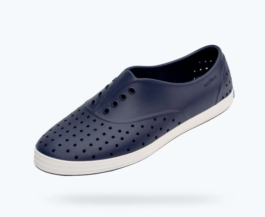 "Native Shoes Jericho Women's Regatta Blue/Shell White Sneakers"