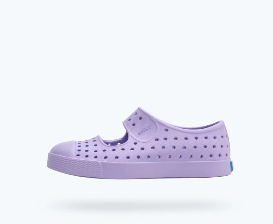 Native Shoes Jefferson Juniper Girls Sneakers in Healing Purple/Taro Purple