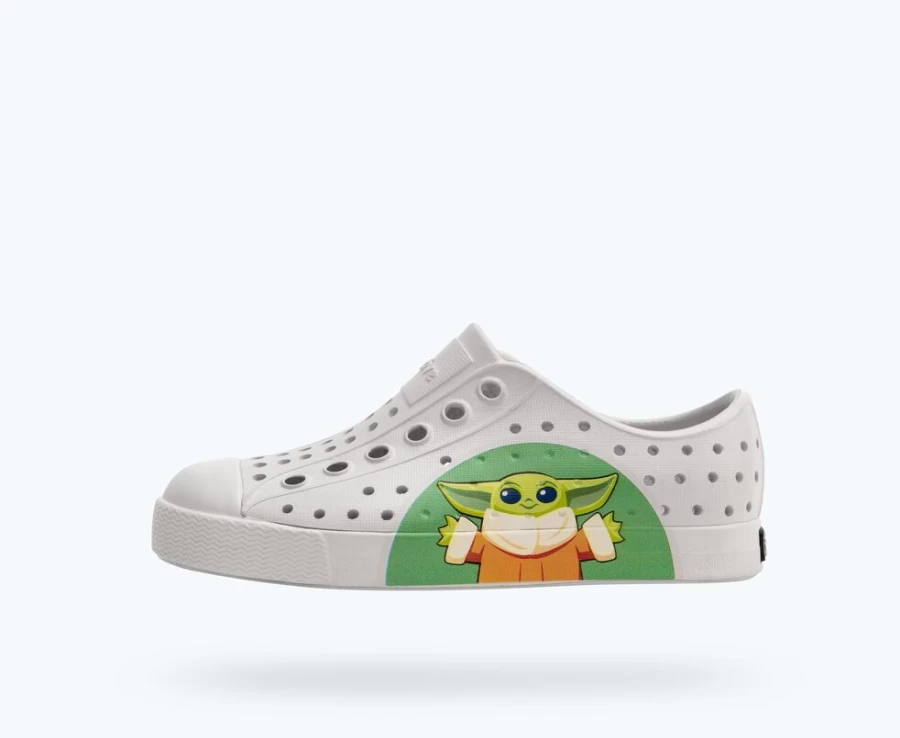 Native Shoes Jefferson Star Wars Block Frost Grey/Mando Bff Girls Sneakers