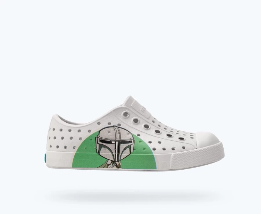Native Shoes Jefferson Star Wars Block Frost Grey/Mando Bff Girls Sneakers