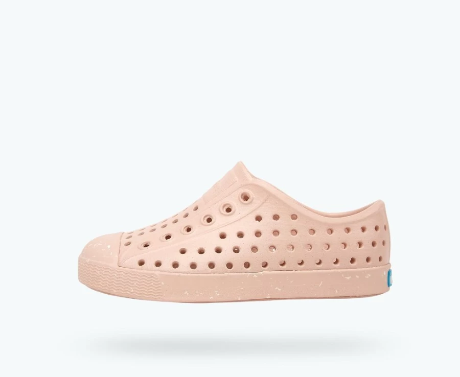 Native Shoes Jefferson Bloom Girls Sneakers in Chameleon Pink & Shell Speckles