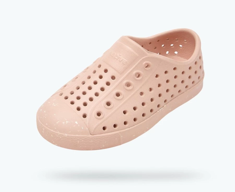 Native Shoes Jefferson Bloom Girls Sneakers in Chameleon Pink & Shell Speckles