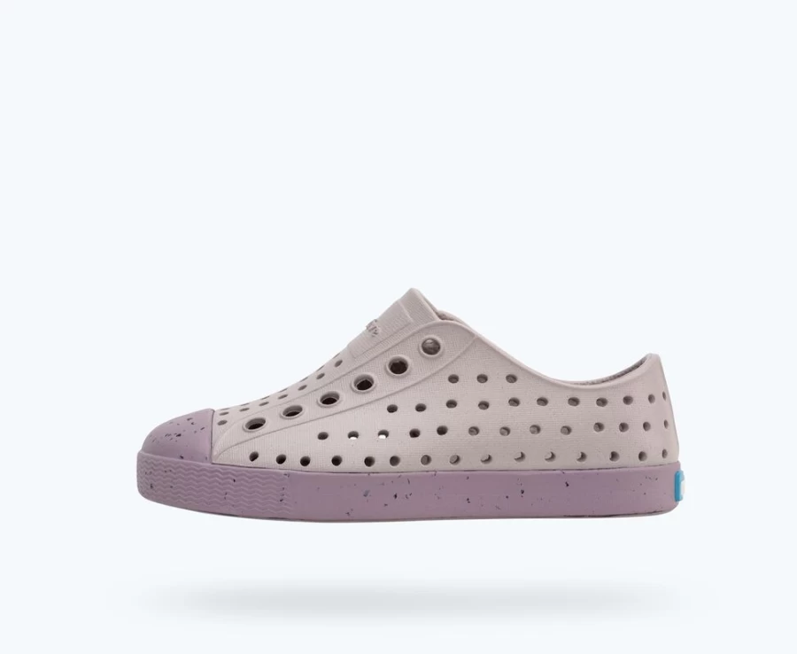 Native Shoes Jefferson Bloom Girls Sneakers in Dusk Purple, Wildflower Purple & Jiffy Speckles