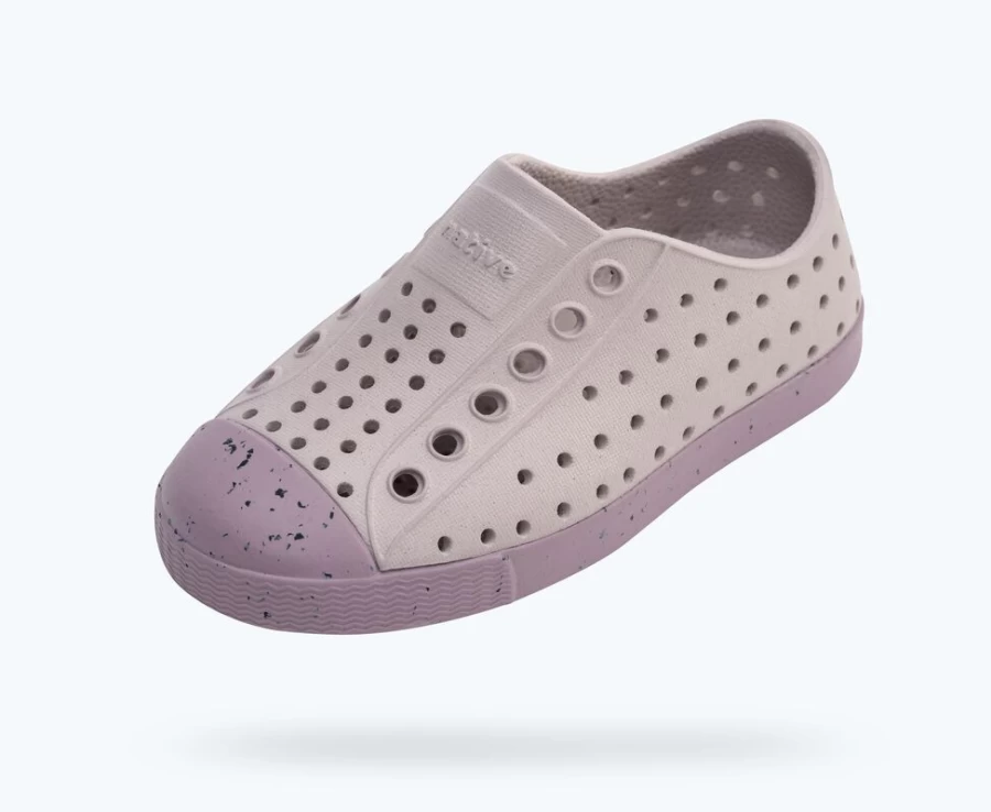 Native Shoes Jefferson Bloom Girls Sneakers in Dusk Purple, Wildflower Purple & Jiffy Speckles