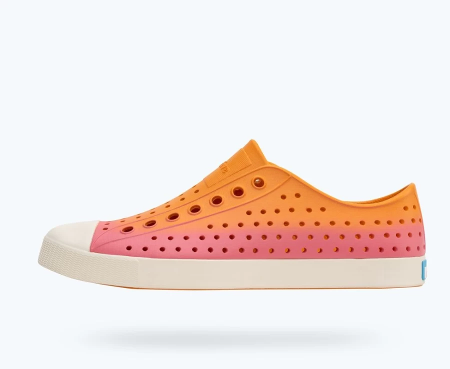 Native Shoes Jefferson Sugarlite Ombre Women's Apricot Orange Bone White Apricot Clover Ombre Sneakers