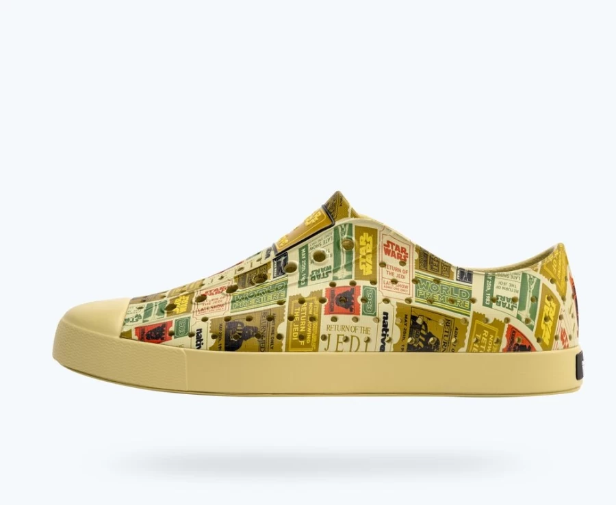Women's Native Shoes Jefferson Star Wars Print Sneakers - Dry Beige/Return Of The Jedi Aop Design
