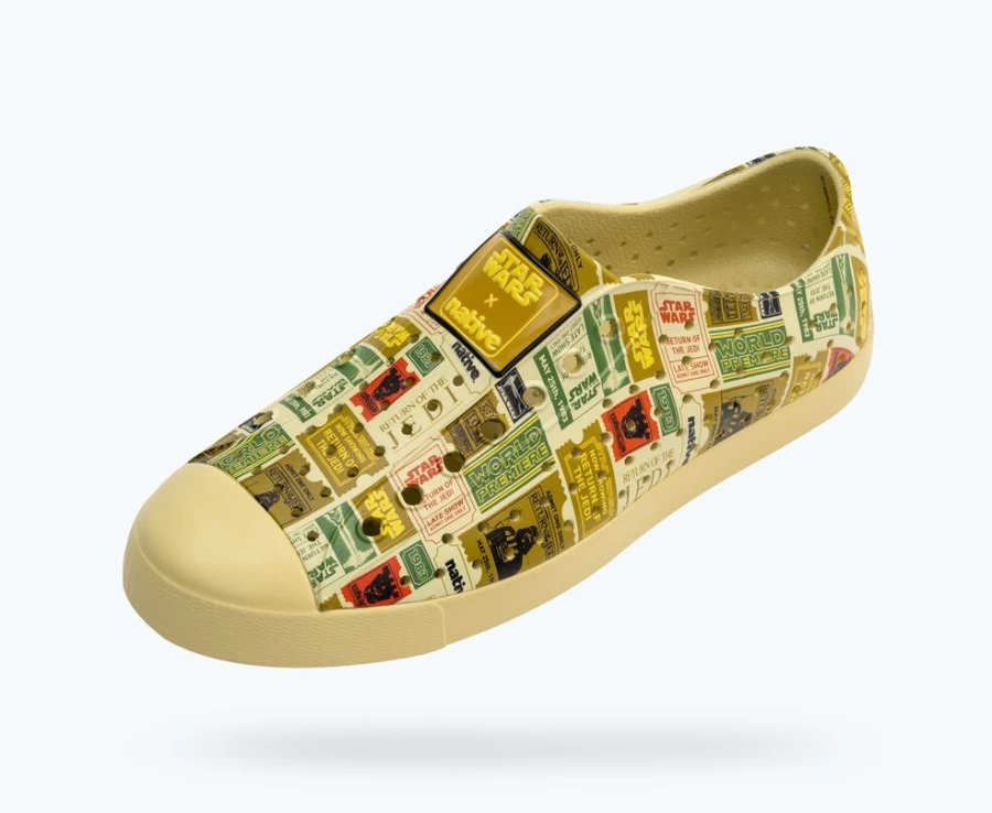 Women's Native Shoes Jefferson Star Wars Print Sneakers - Dry Beige/Return Of The Jedi Aop Design