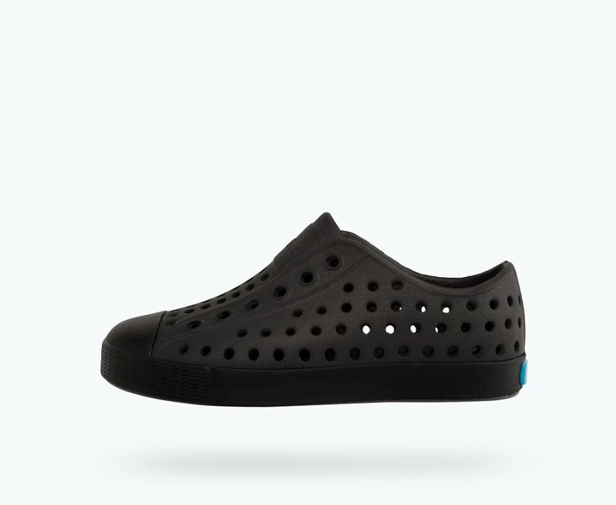 Native Shoes Jefferson Child Girls Jiffy Black Sneakers