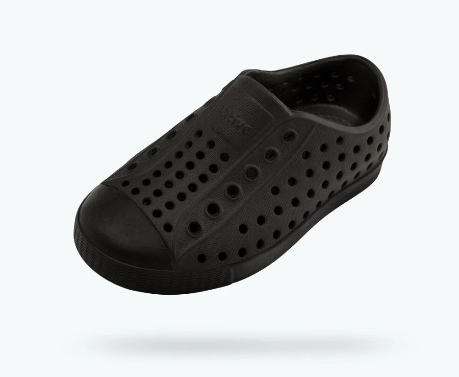 Native Shoes Jefferson Child Girls Jiffy Black Sneakers