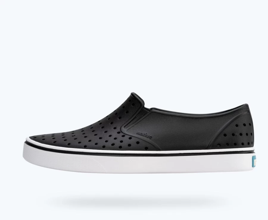Native Shoes Miles Women's Jiffy Black/Shell White Sneakers