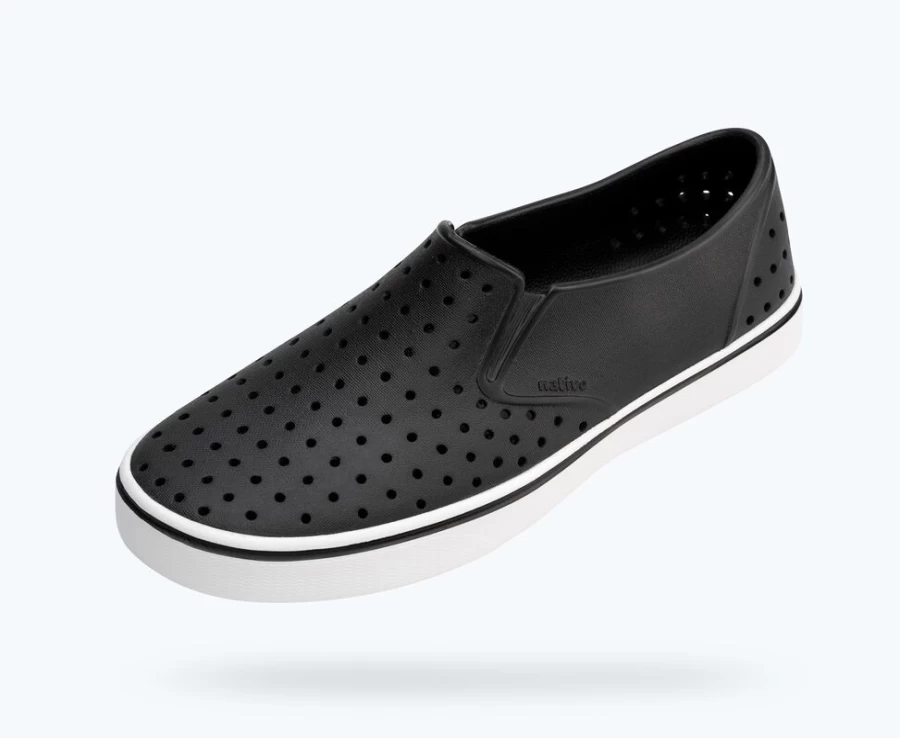 Native Shoes Miles Women's Jiffy Black/Shell White Sneakers