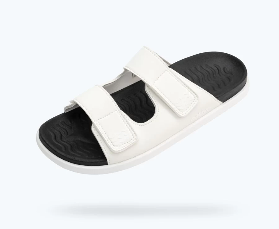 Native Shoes Frankie Sugarlite Women's Sneakers in Shell White & Jiffy Black