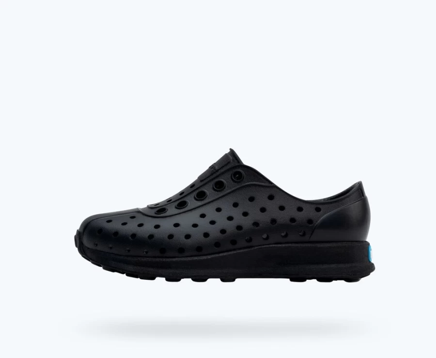 Native Shoes Robbie Sugarlite Child Girls Sneakers - Jiffy Black & Jiffy Speckle Rubber